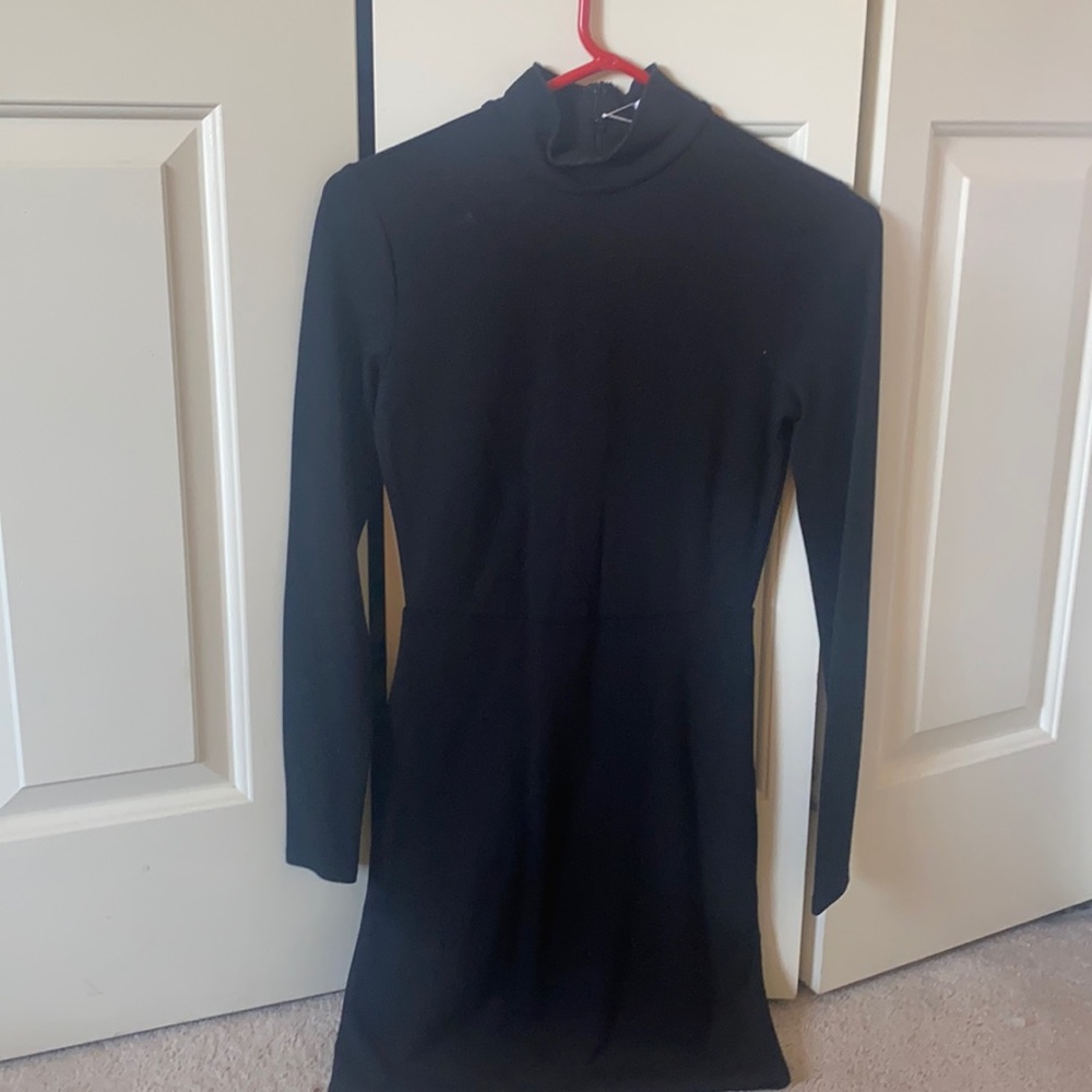 Lovers and friends black turtle neck dress